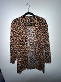 Leopard Print Open Blazer Shirt – Lightweight Drape (Signature Closet)