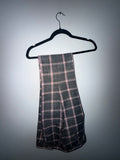 Grey & Pink Plaid Two-Piece Suit with Black Lapel (Signature Closet)