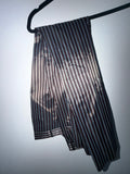 Burgundy & Black Striped Two-Piece Suit with Velvet Accents (Signature Closet)