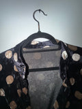Phix Velvet Polka Dot Blouse (Signature Closet)