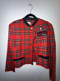Red Tartan Punk Jacket (Signature Closet)
