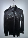 Velvet Snakeskin Western Shirt - PHIX (Signature Closet)