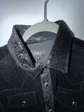 Velvet Snakeskin Western Shirt - PHIX (Signature Closet)