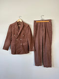 Brown Corduroy Two Piece Suit (Signature Closet)