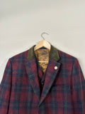 Plaid Blazer & Vest Set #7