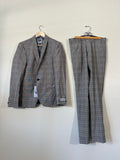 Grey Plaid Two Piece Suit (Signature Closet)